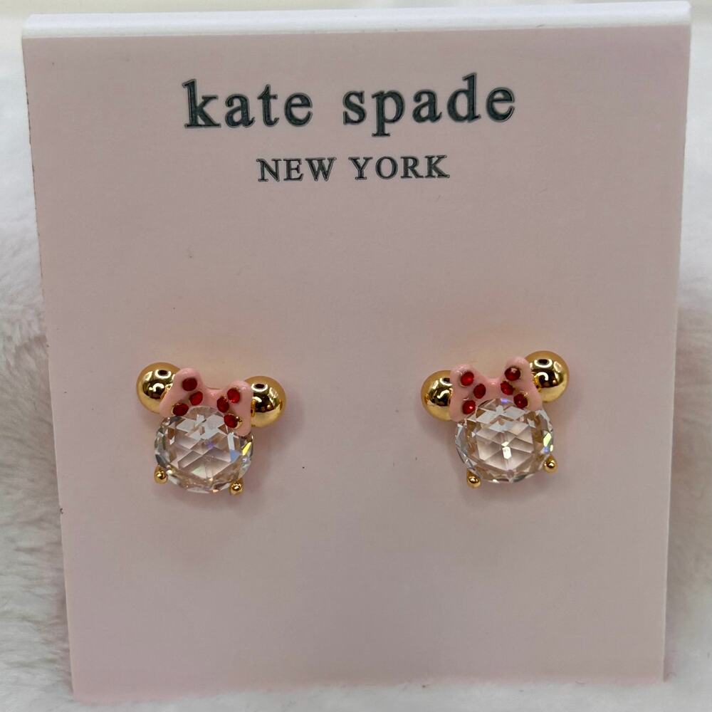 Disney X Kate Spade New York Minnie Mouse Studs